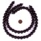 The Bead Chest Natural 14mm Wooden Beads in Brown - Dark for Jewelry Making – Round Loose Wood Spacer Beads I Approximately 30 Beads